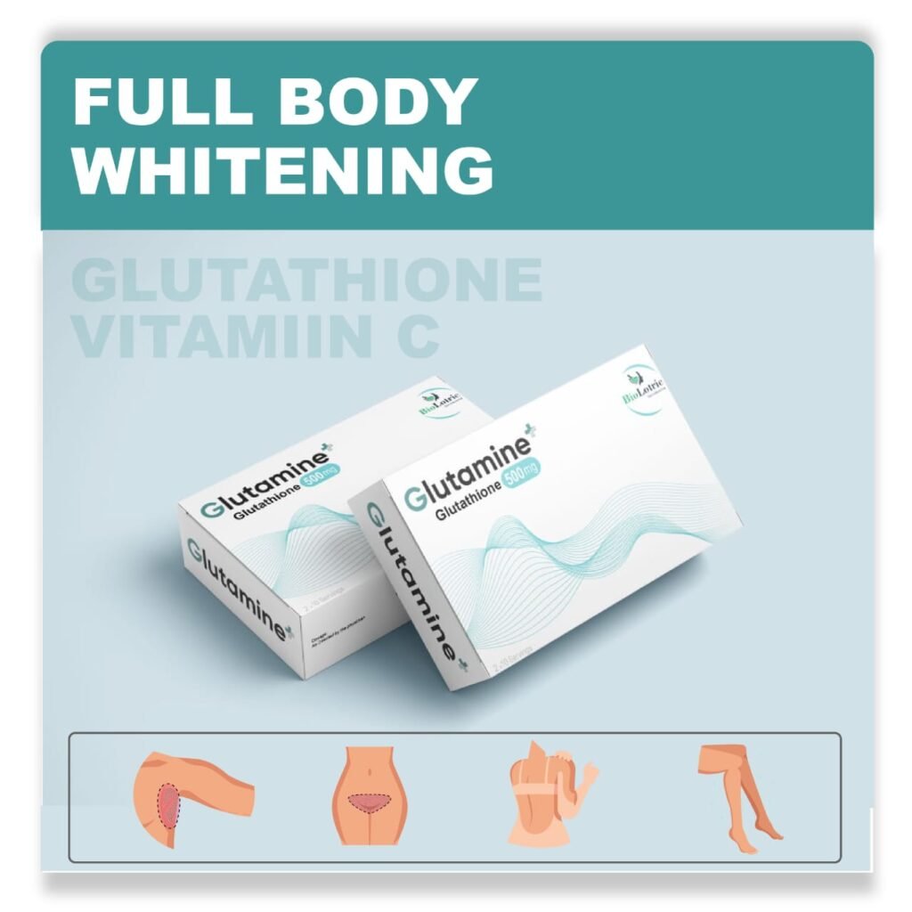 get Full Body Whitening tablets with Glutathione and Vitamin C