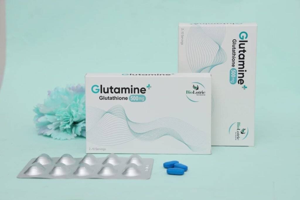 Glutamine skin care supplement