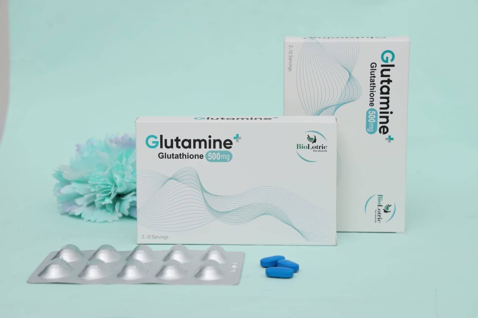Glutamine skin care supplement