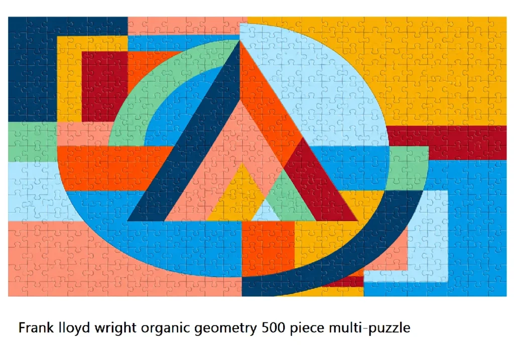 The Frank Lloyd Wright Organic Geometry 500-piece puzzle isn't just striking to look at. Here's what the actual research says about your brain.