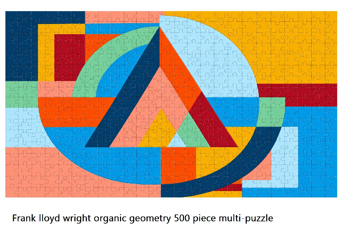 The Frank Lloyd Wright Organic Geometry 500-piece puzzle isn't just striking to look at. Here's what the actual research says about your brain.
