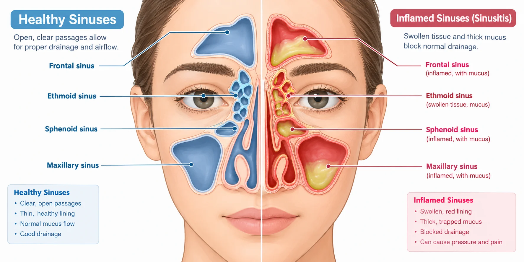 Sinus Infection Symptoms: How to Recognize Them and When to Worry