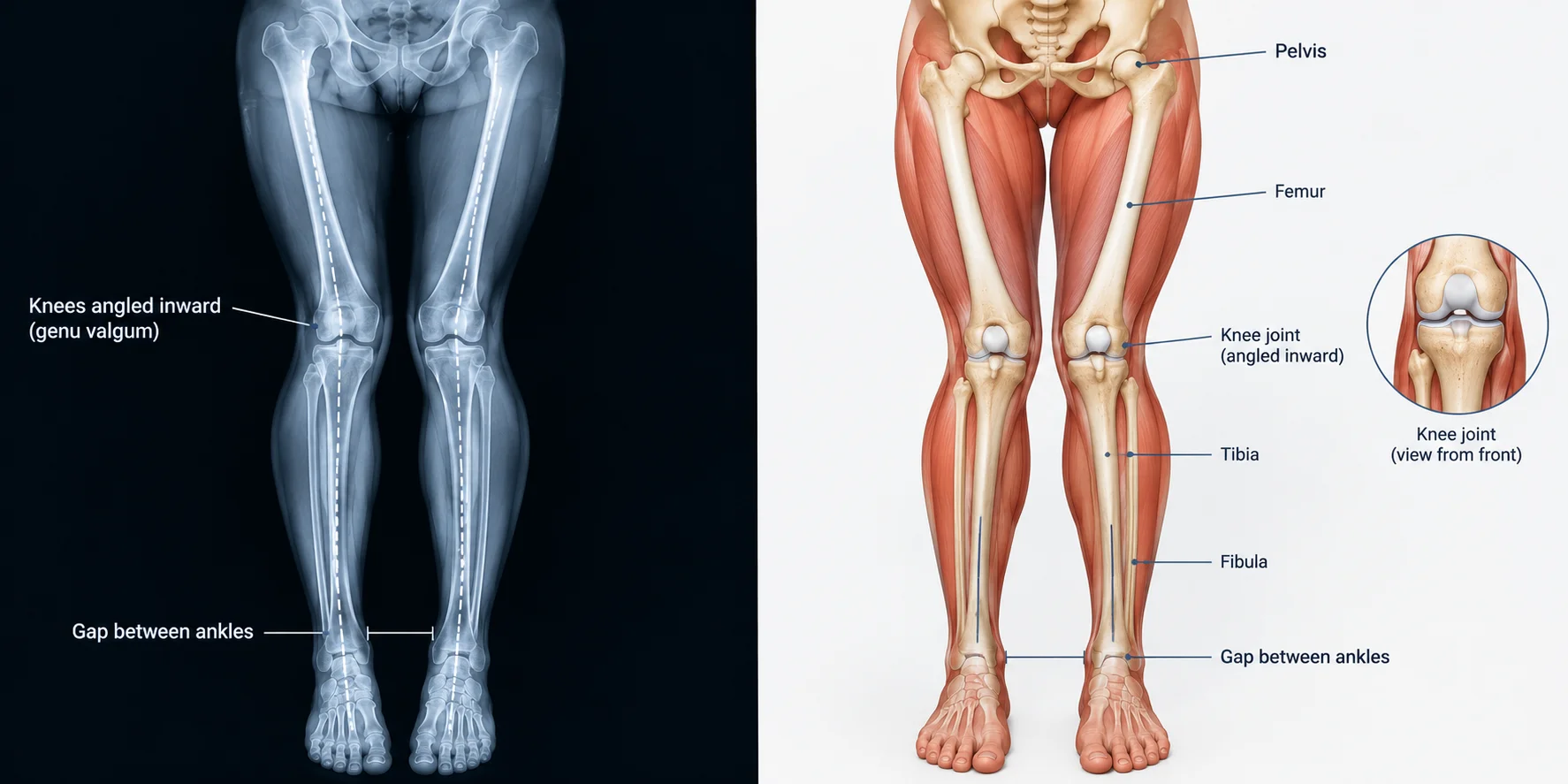 Knock-Kneed: Causes, Symptoms, Treatment & When to Worry