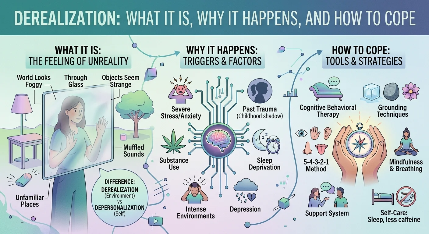 Derealization: What It Is, Why It Happens, and How to Cope