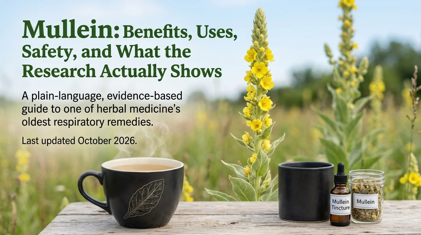 Mullein: Benefits, Uses, Safety, and What the Research Actually Shows
